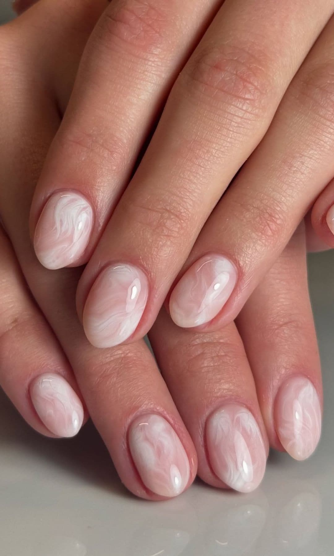 manicura efecto mármol