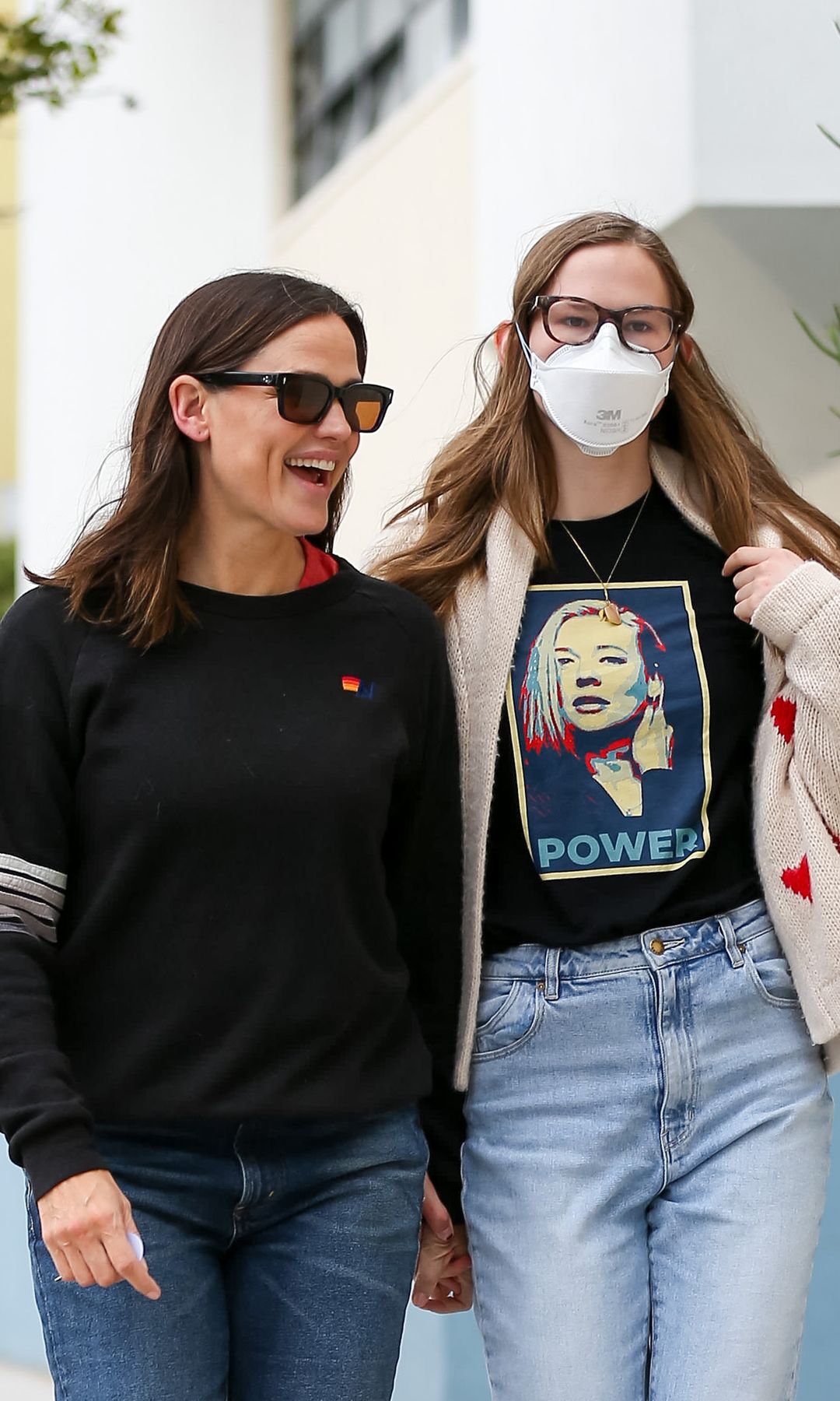 Jennifer Garner y Violet Affleck en Los Ángeles