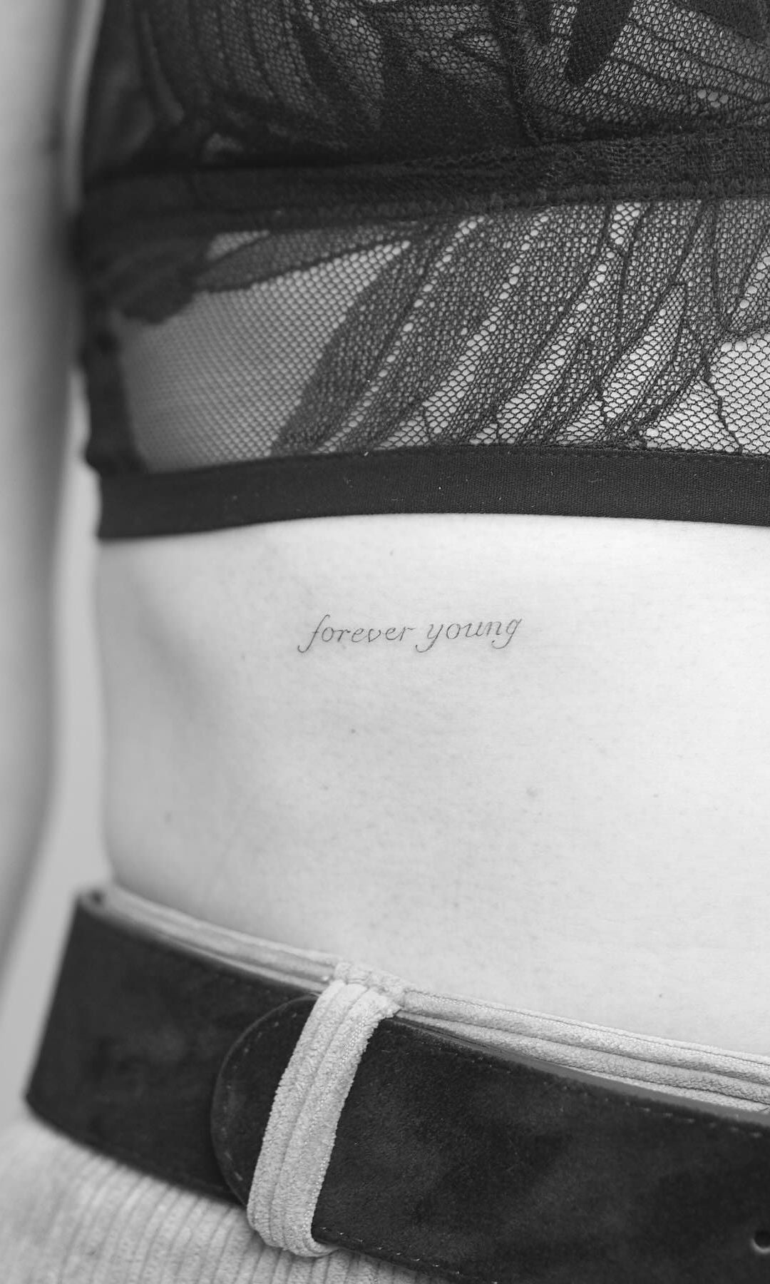 Tatuaje 'forever young'