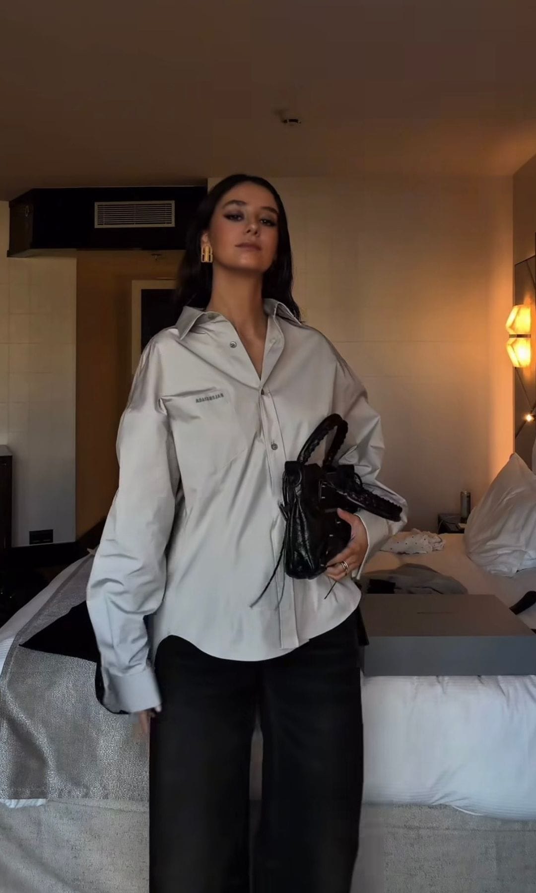 Victoria Federica de Marichalar en el desfile de Balenciaga en París, 2025. 
