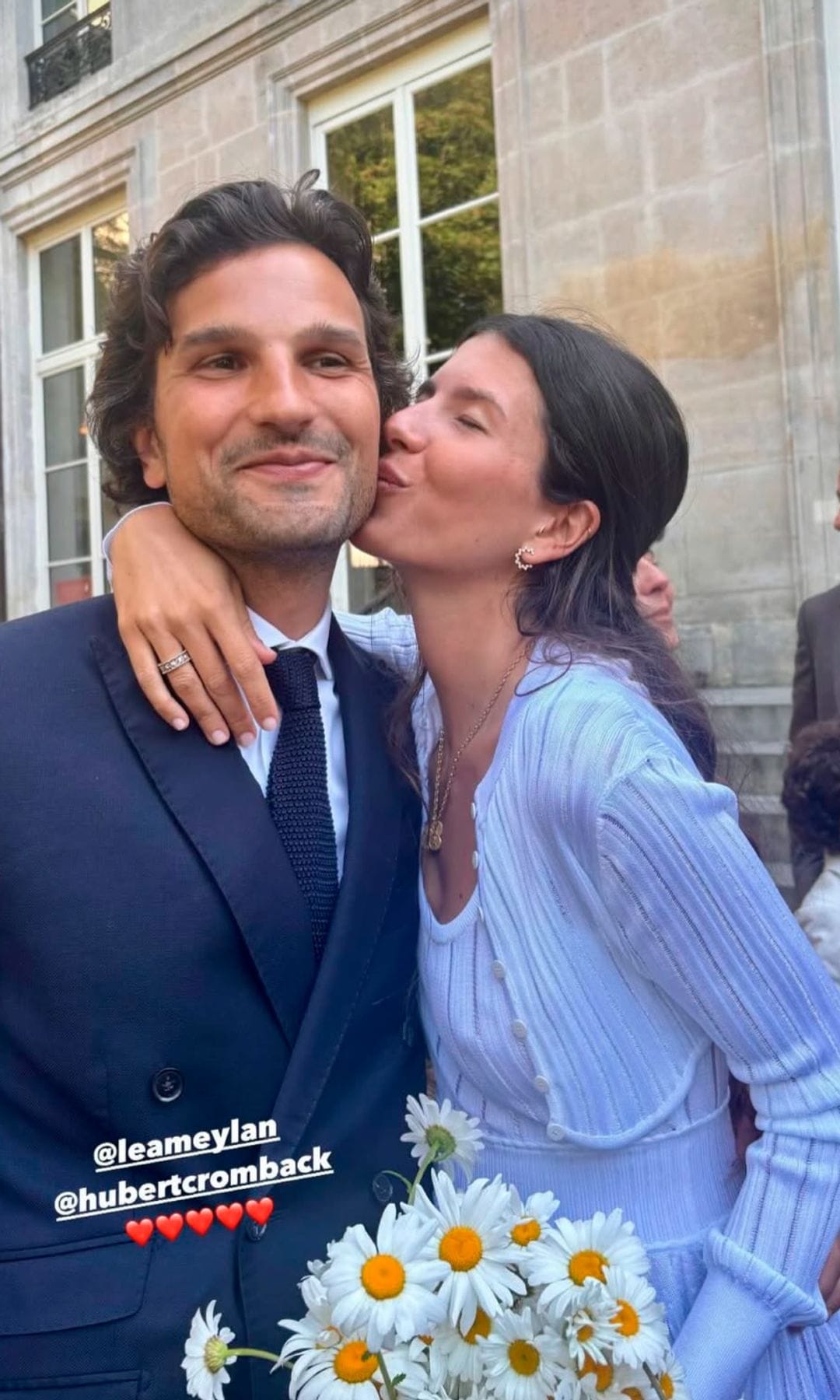 La boda de la modelo de Zara, Léa Meylan, en París