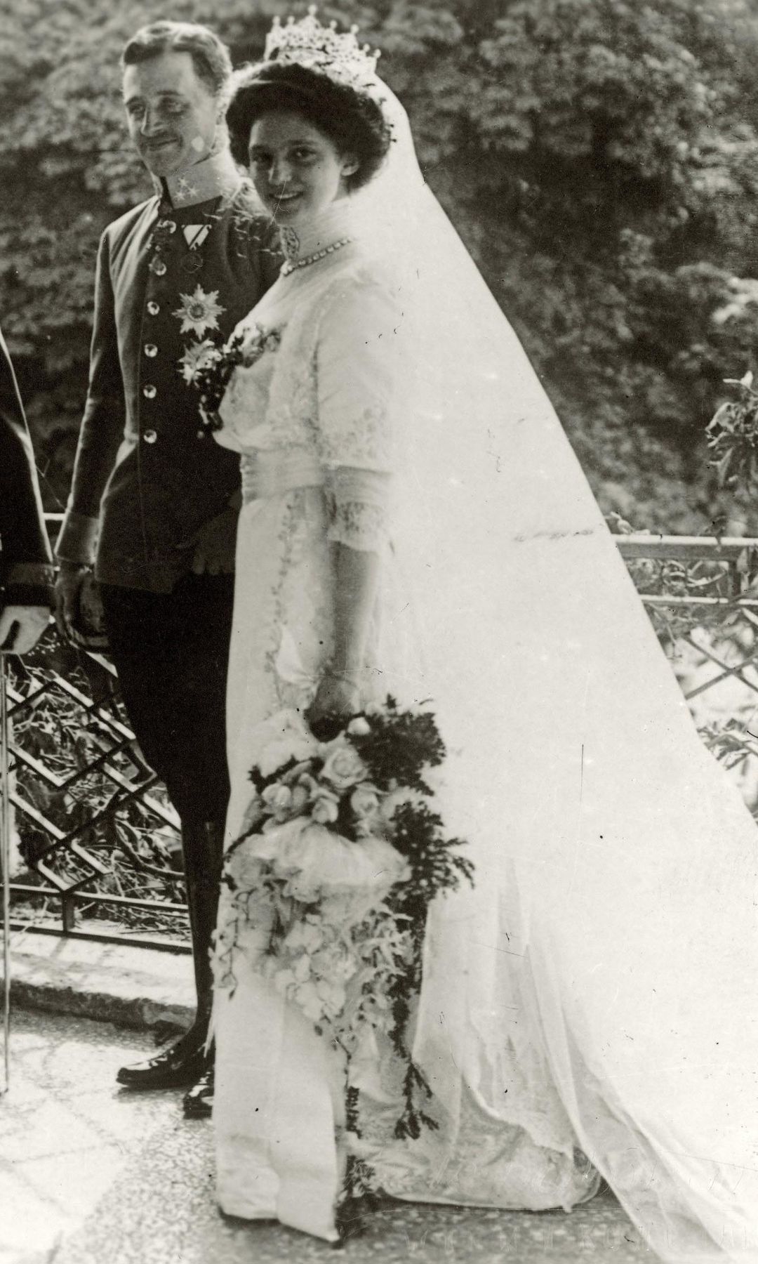 La boda del Archiduque Carlos de Austria y la Princesa Zita de Borbón-Parma