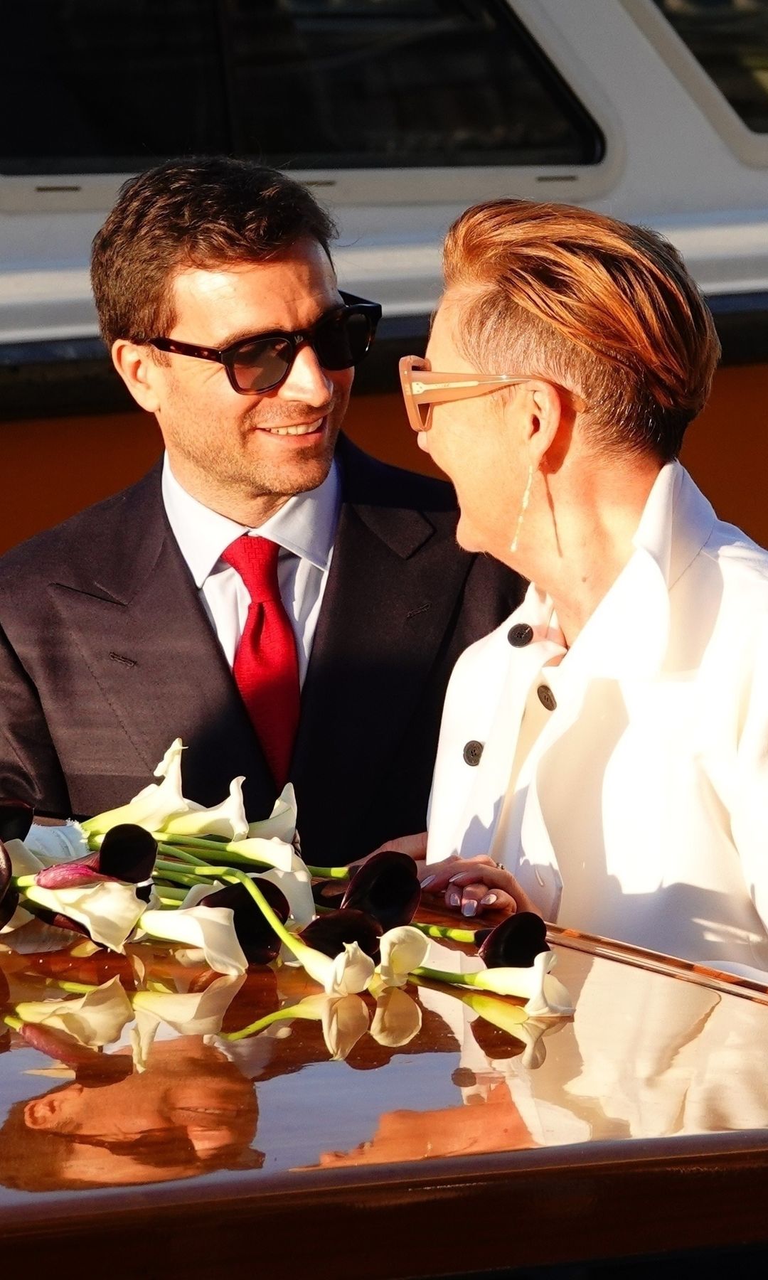 Francesca Thyssen con Jerome d'Ambrosio, marido de su hija