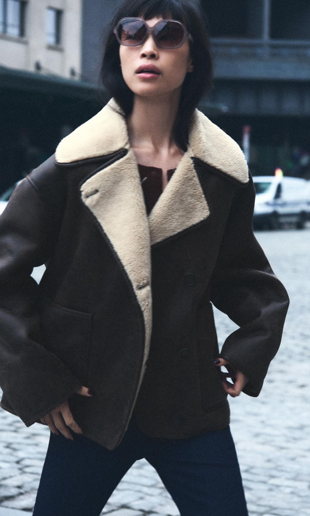 Cazadora de Zara de doble faz