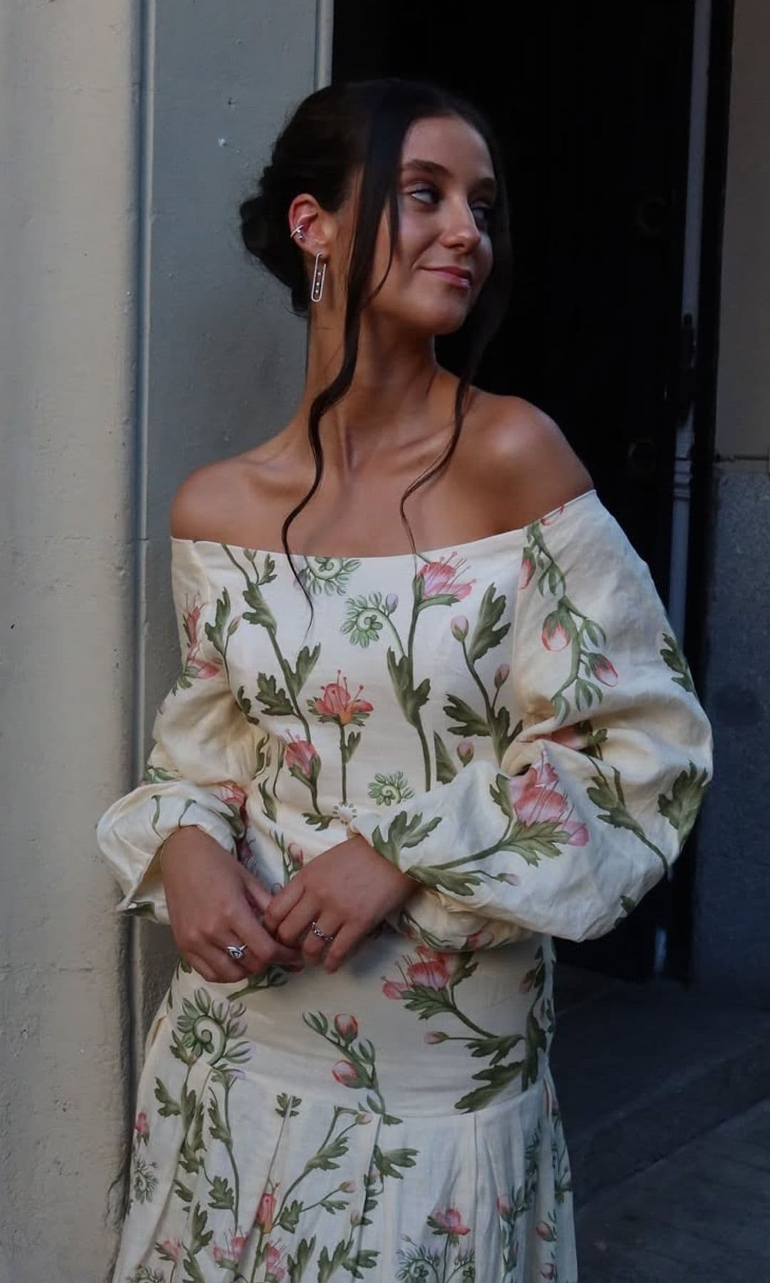 Victoria Federica con vestido de flores