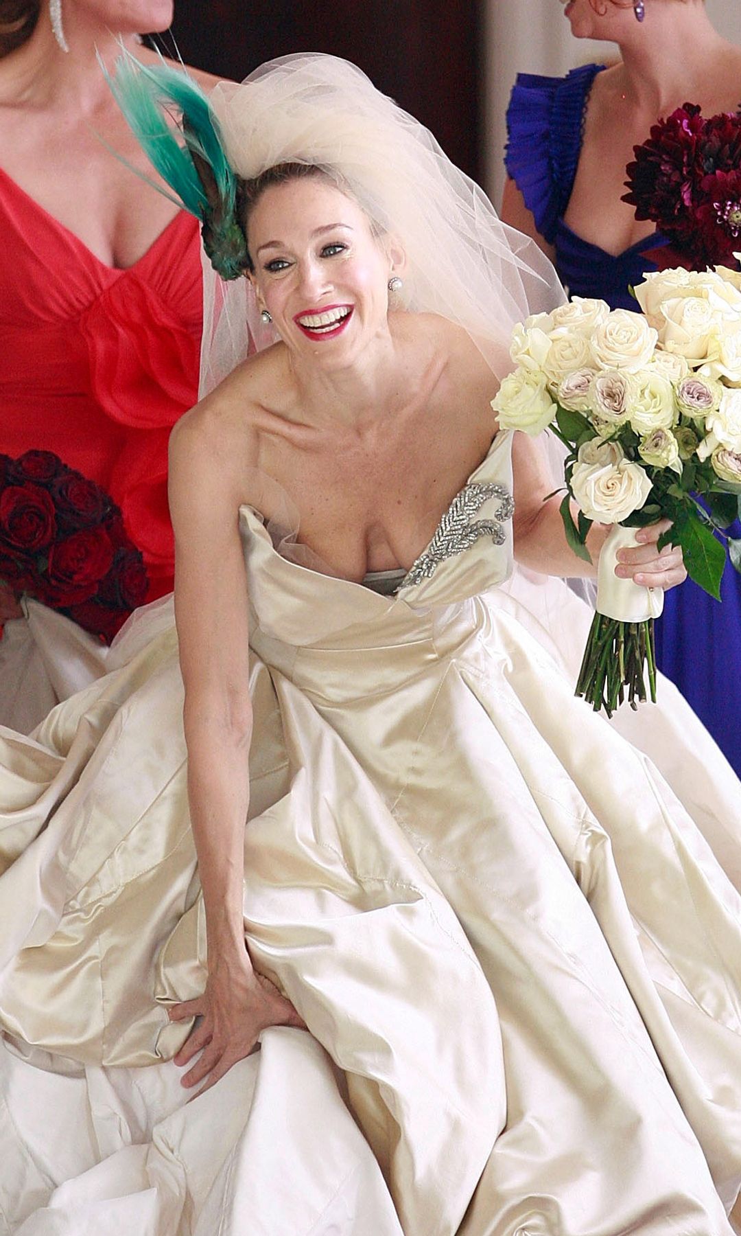 Sarah Jessica Parker de novia en la película 'Sexo en Nueva York'