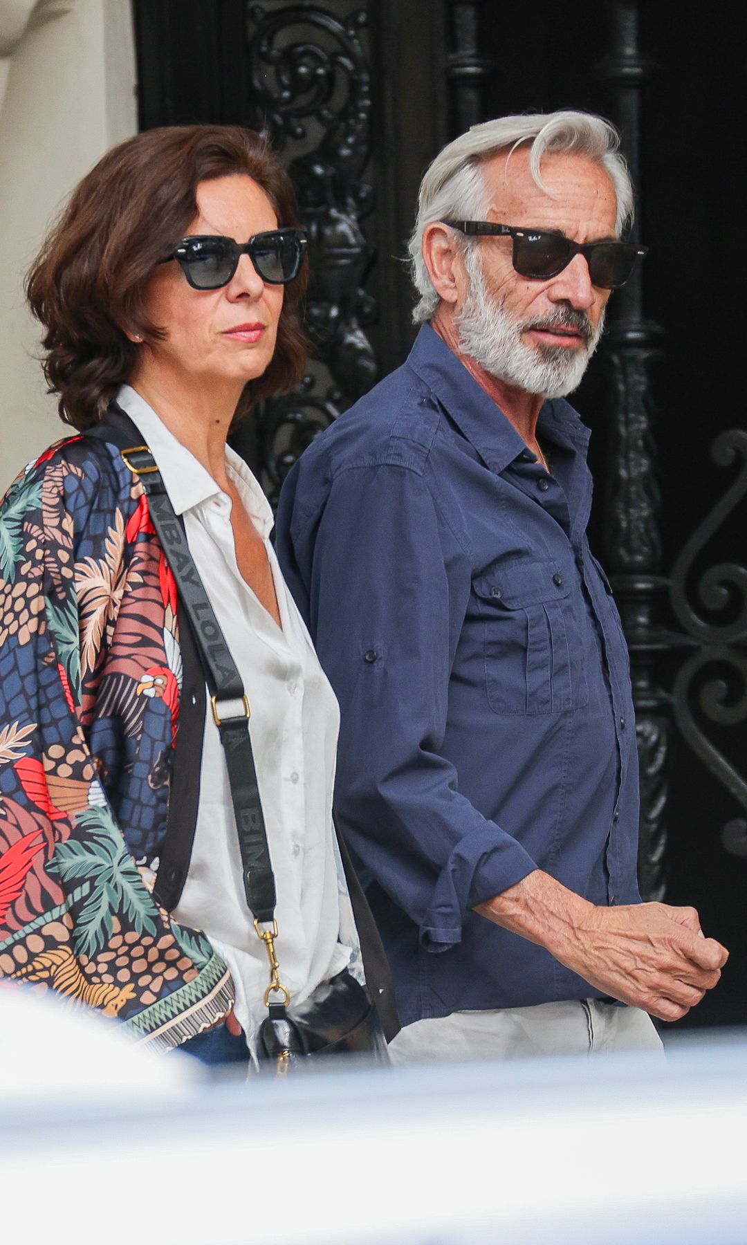Imanol Arias y Nélida Inés Grajales en Madrid a finales de 2024