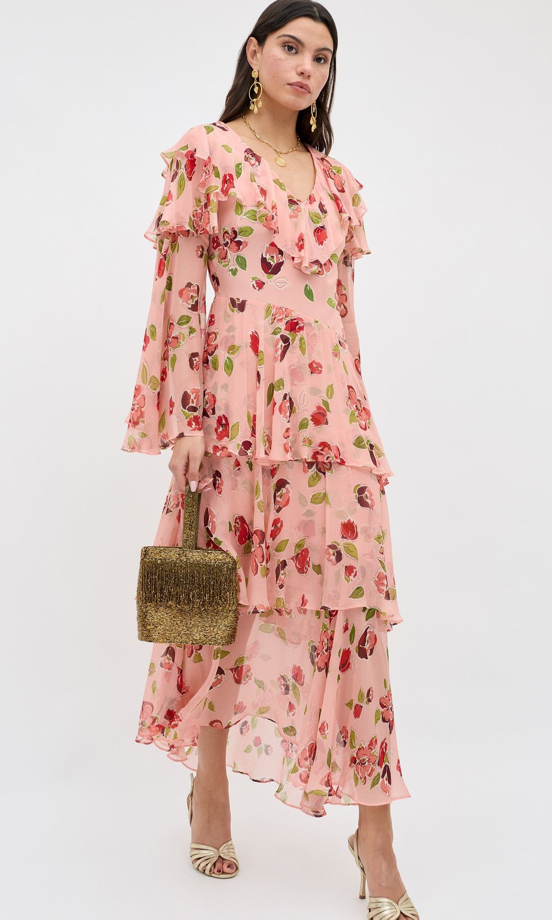 vestido de invitada de Rixo.