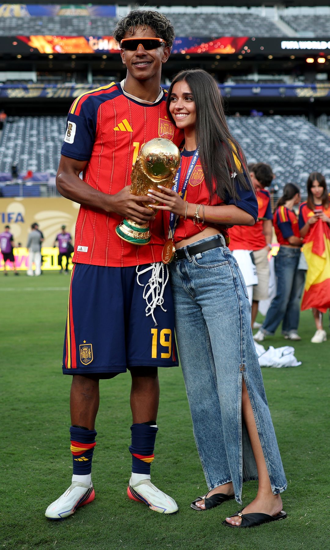 Lamine Yamal e Inés García en la final del Mundial 2026