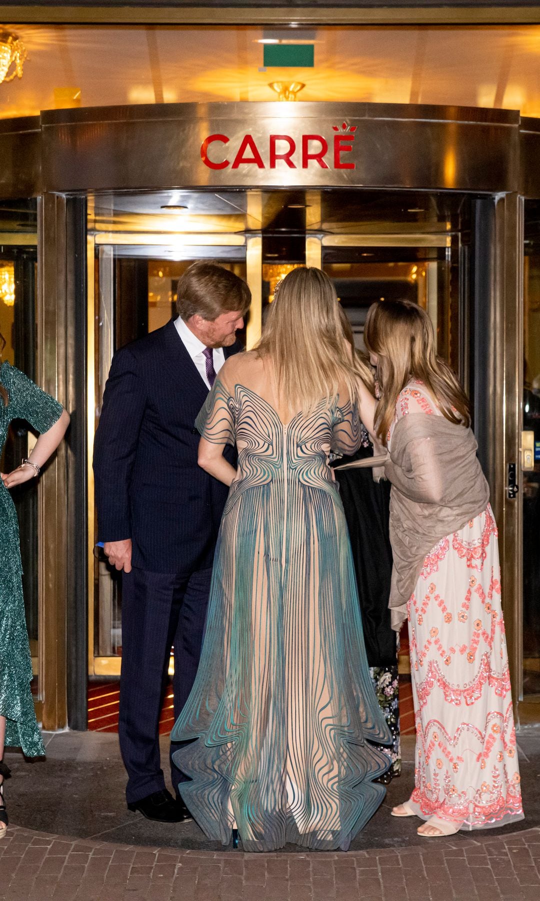 Máxima y su familia en un concierto en 2021