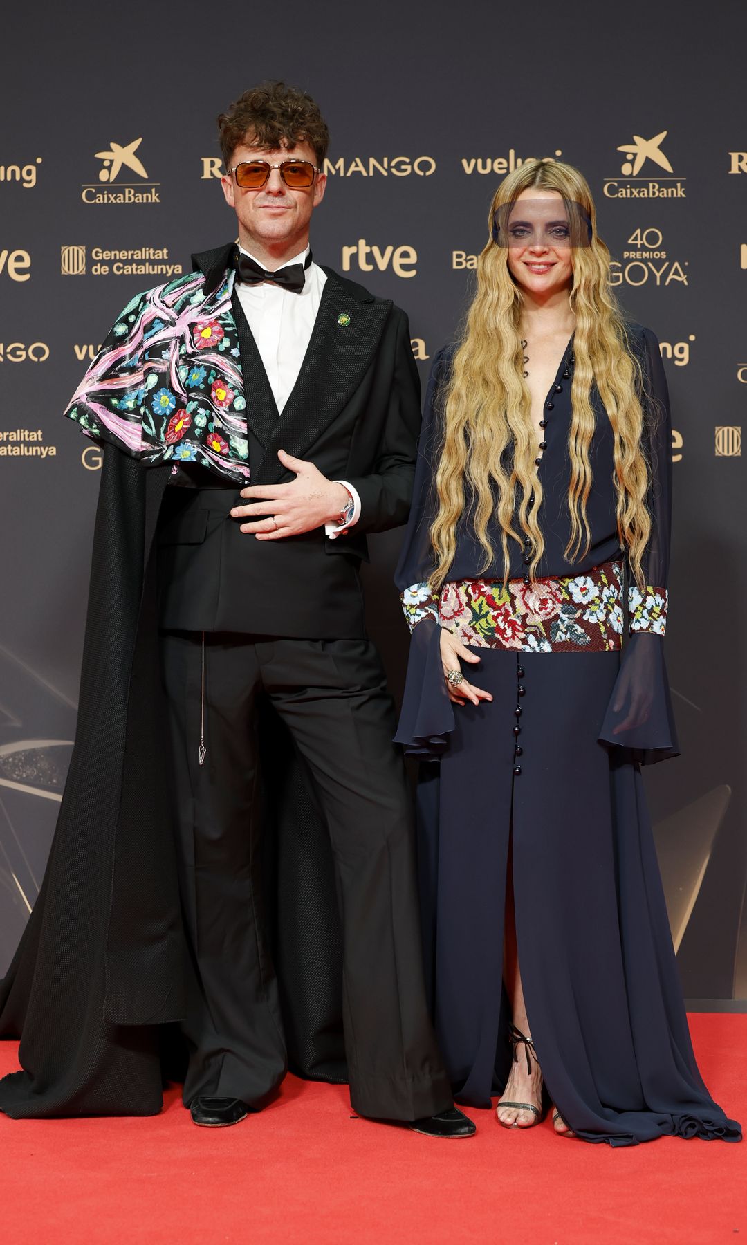 Aldo Comas y Macarena Gómez en la 40 edición de los Premios Goya en Barcelona, 28 de febrero de 2026 