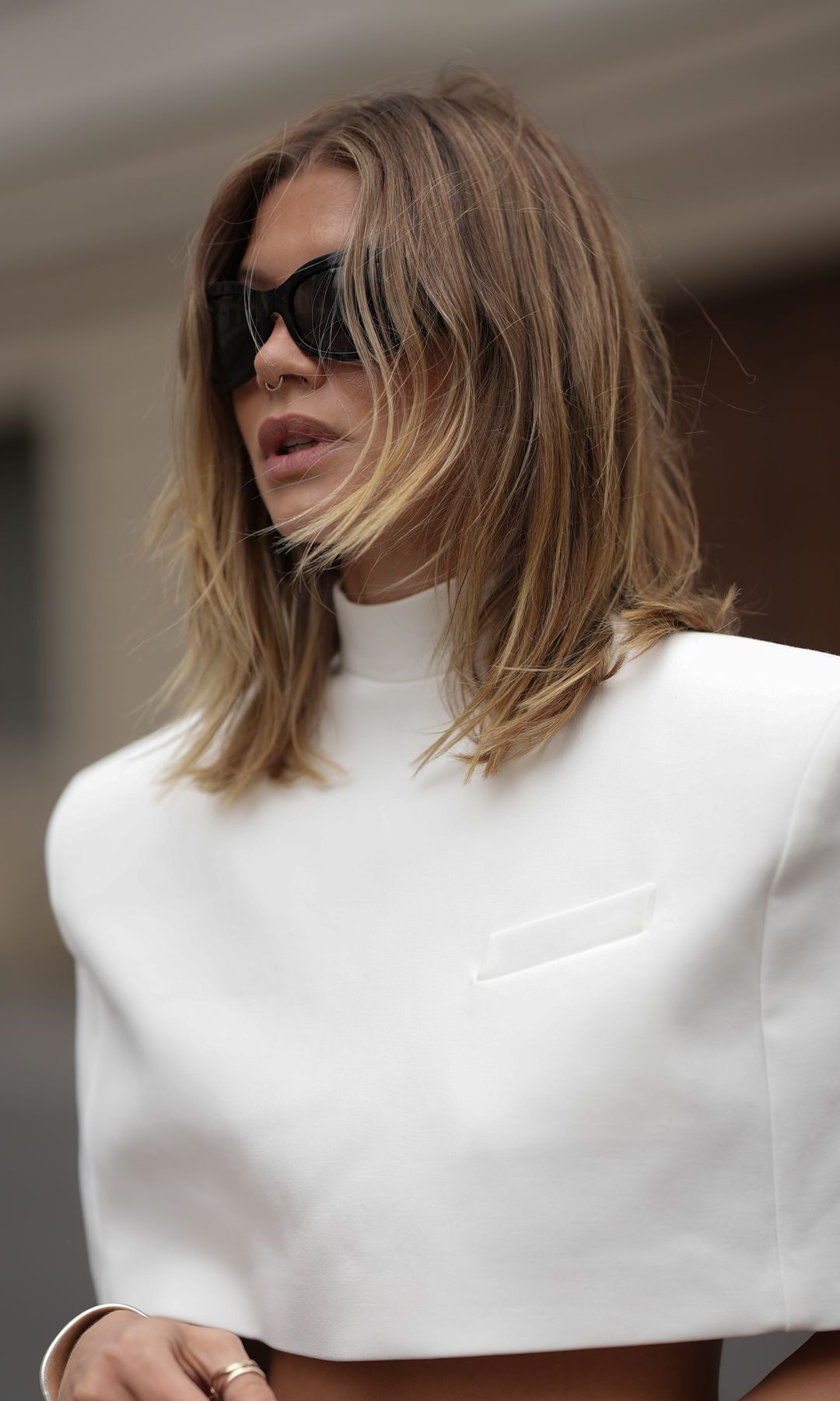  Corte de pelo media melena desfilado