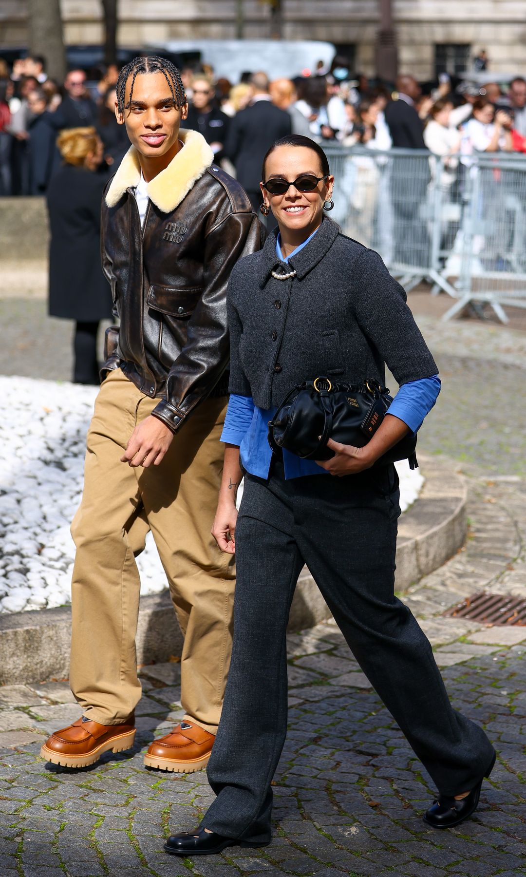 alexandre grimaldi y pauline ducruet en los desfiles de paris