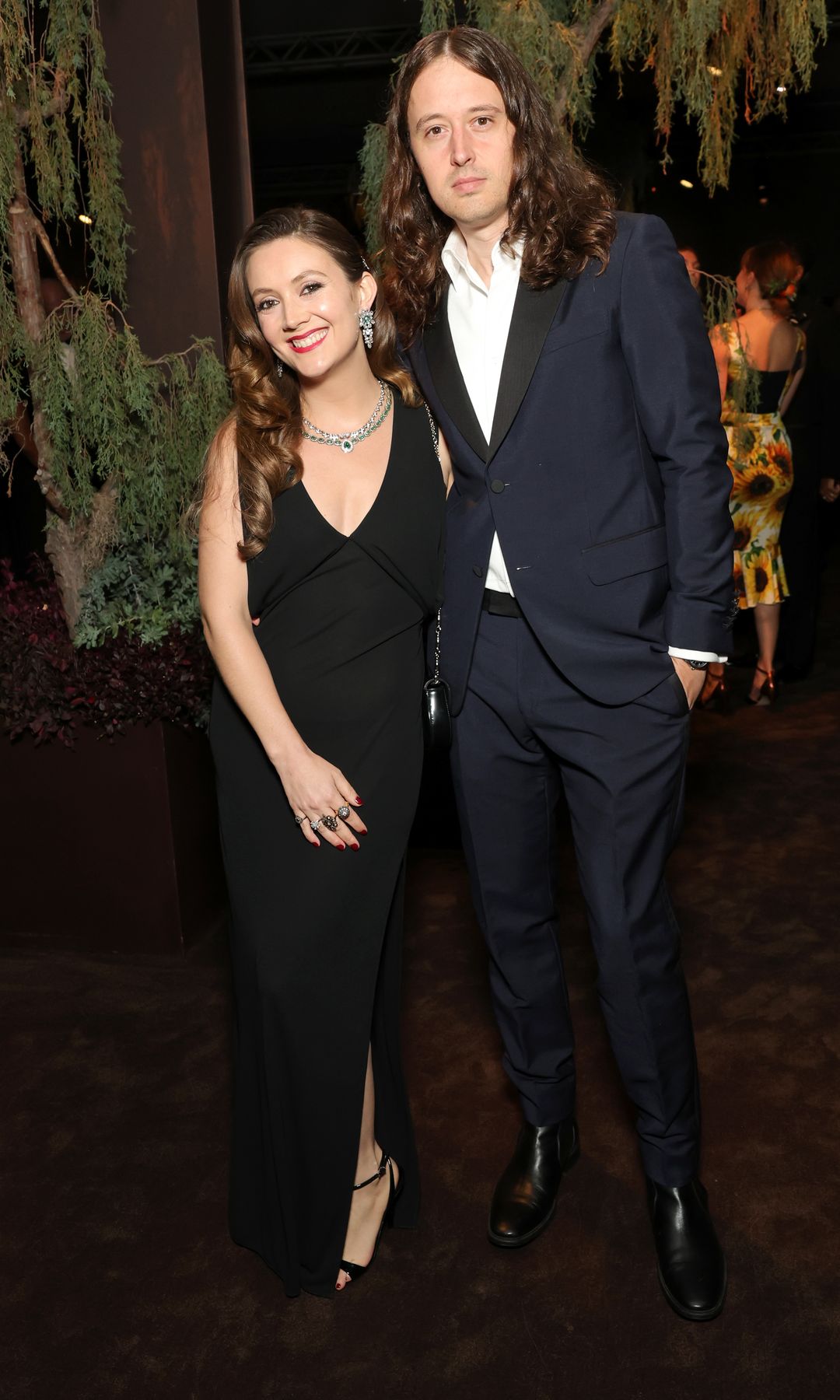 Billie Lourd y Austen Rydell en la gala LACMA Art+Film en Los Angeles, California, el 1 de noviembre de 2025