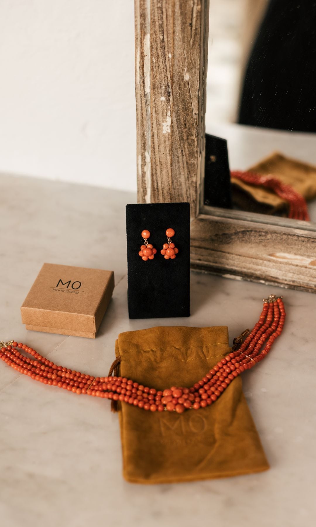Joyas de coral para novias
