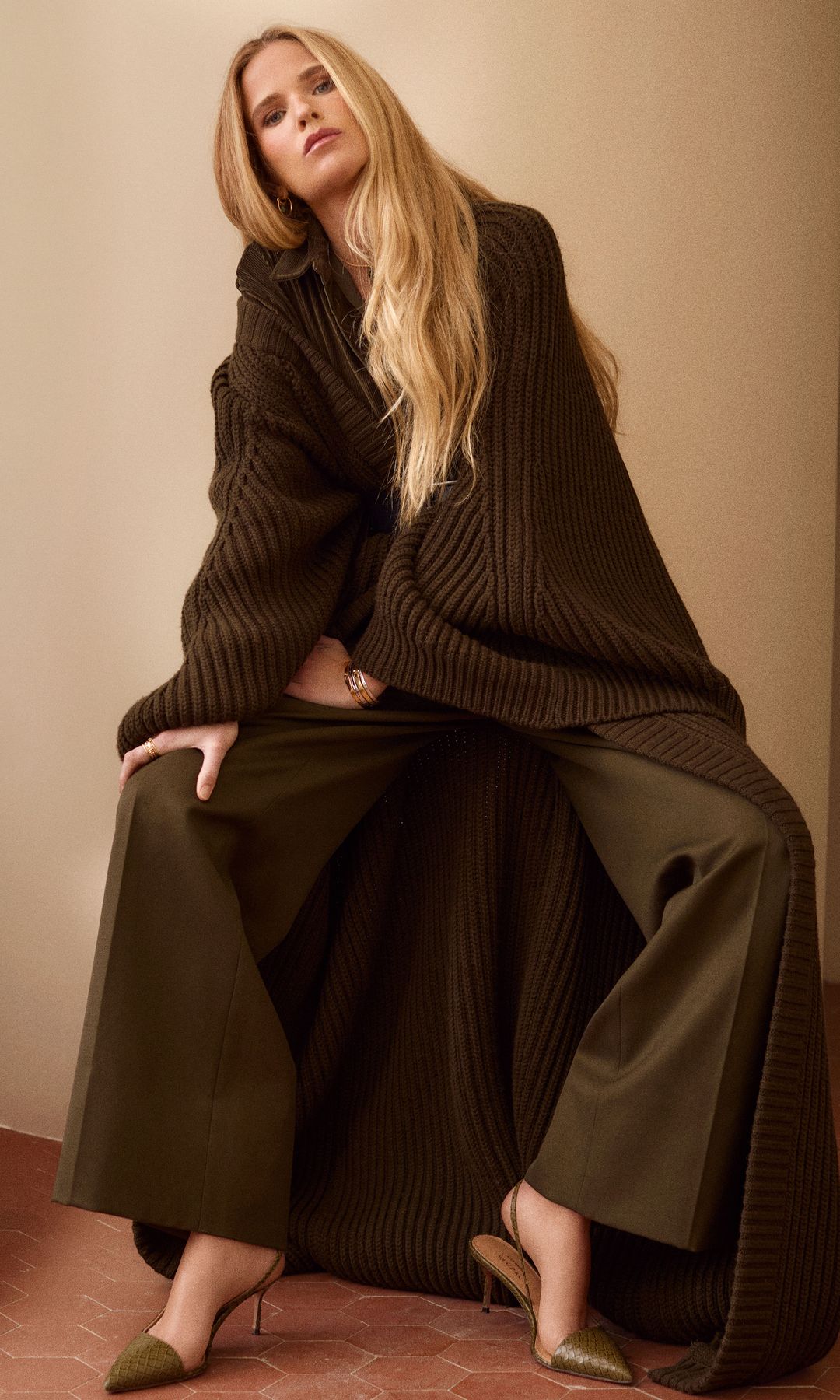 María Rosenfeldt con total look de Max Mara