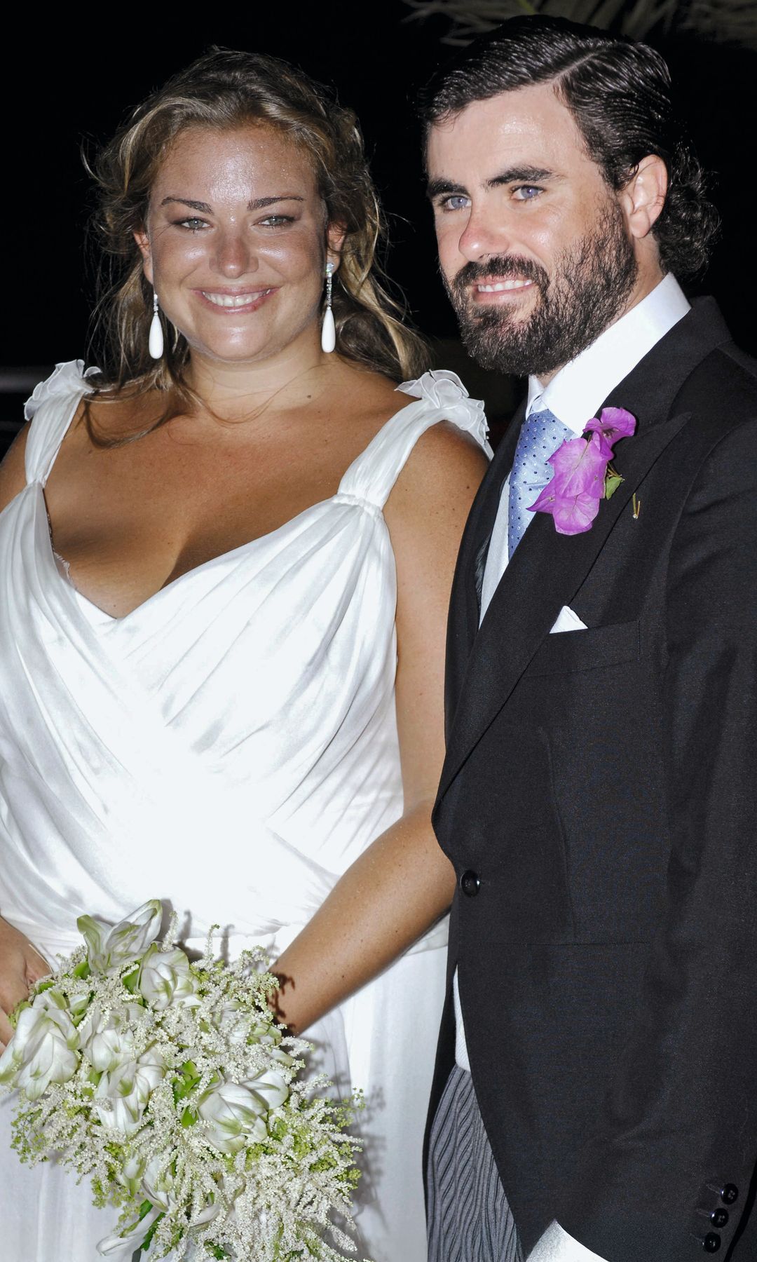 Antonio Matos en el día de su boda con Caritina Goyanes, celebrada en junio de 2008, en Ibiza