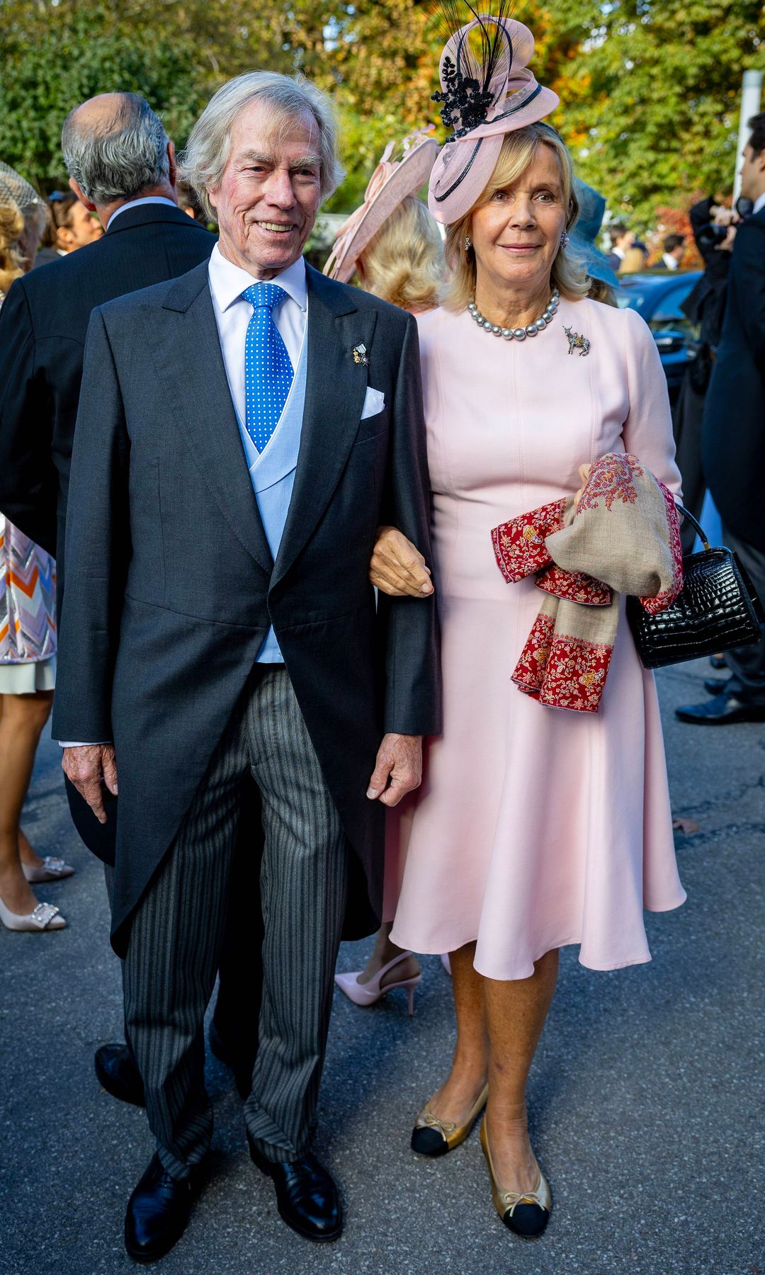 Leopoldo de Bavaria con su mujer, Ursula