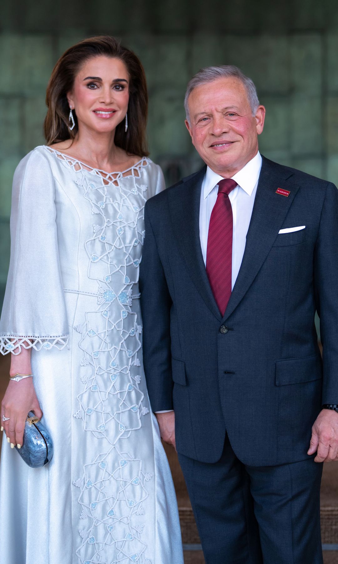 Los reyes Abdalá y Rania en la celebración del 80 aniversario del Día de la Independencia de Jordania