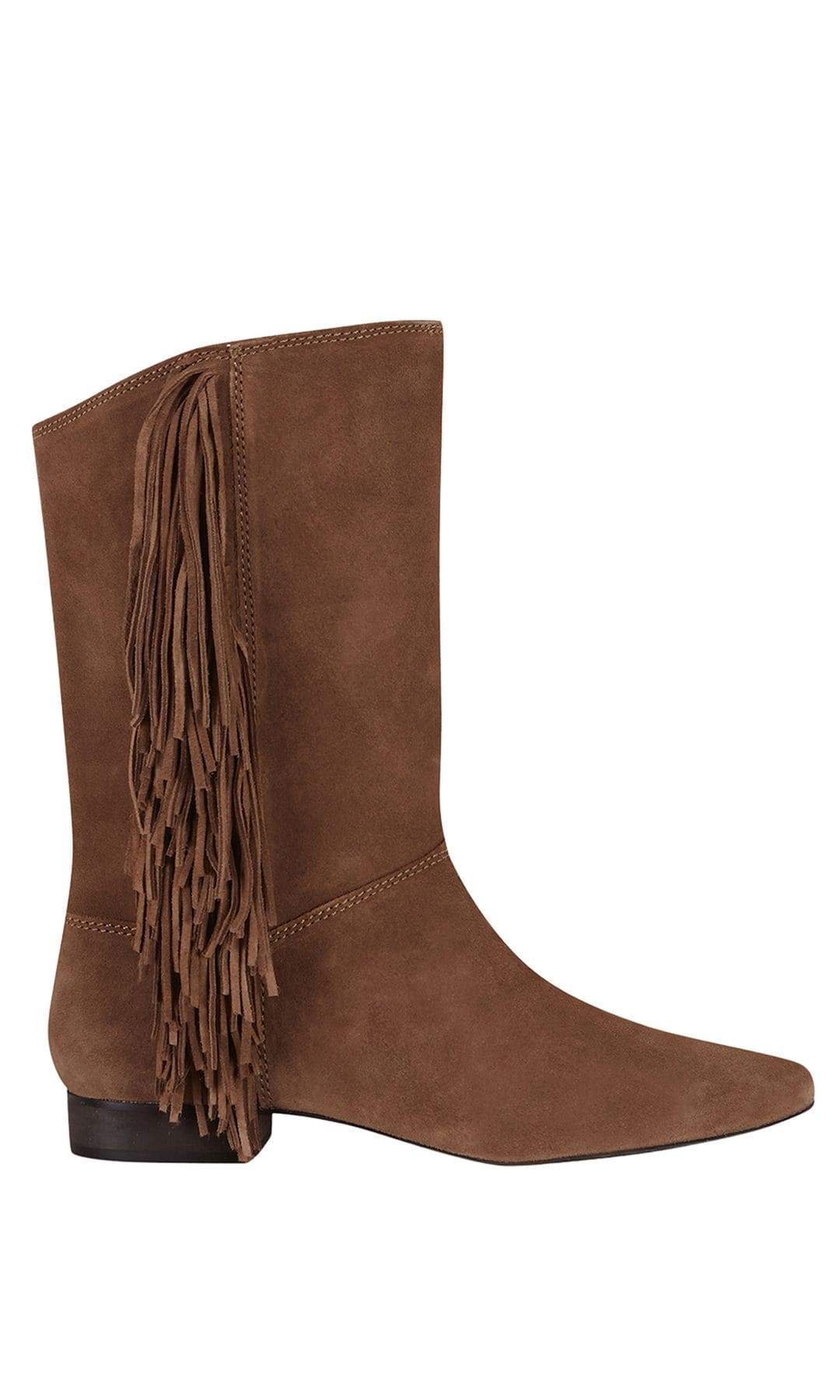 Bota con flecos (259 €), de Hoss Intropia