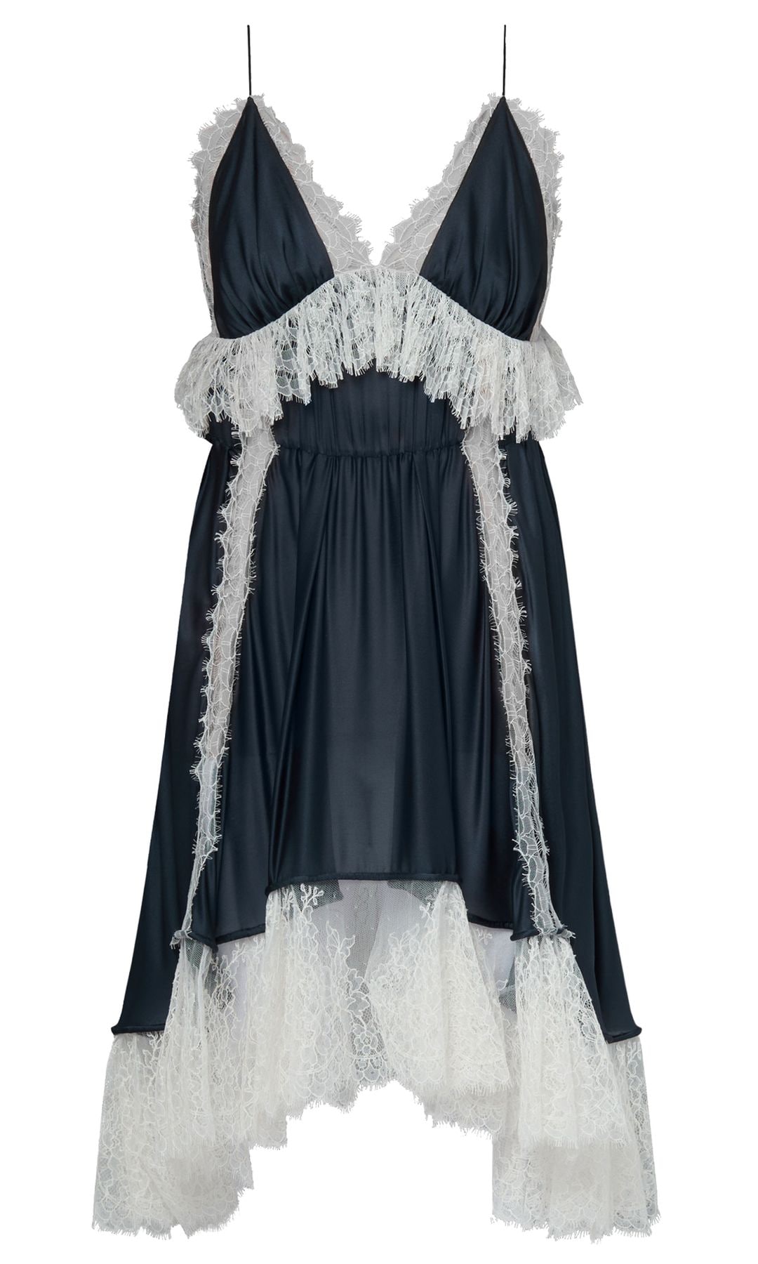 Vestido con vivos de encaje (c.p.v.), de Louis Vuitton