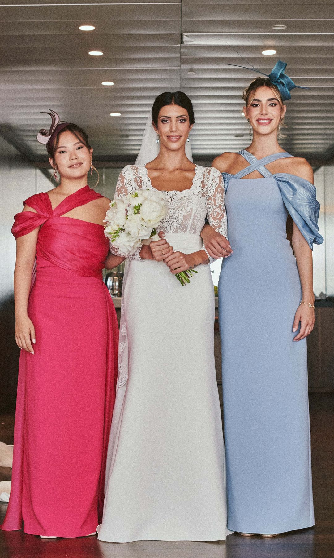 Con sus hermanas Valeria y Alexia
