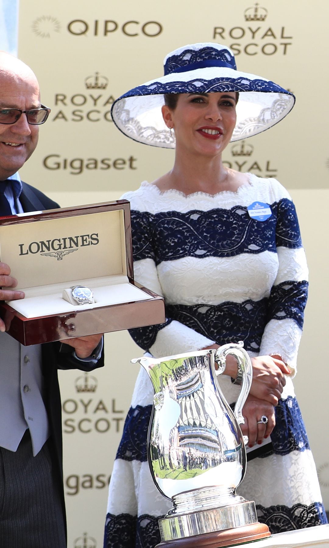 La princesa Haya con su hija, Al Jalila en las carreras de Ascot hace unos años 