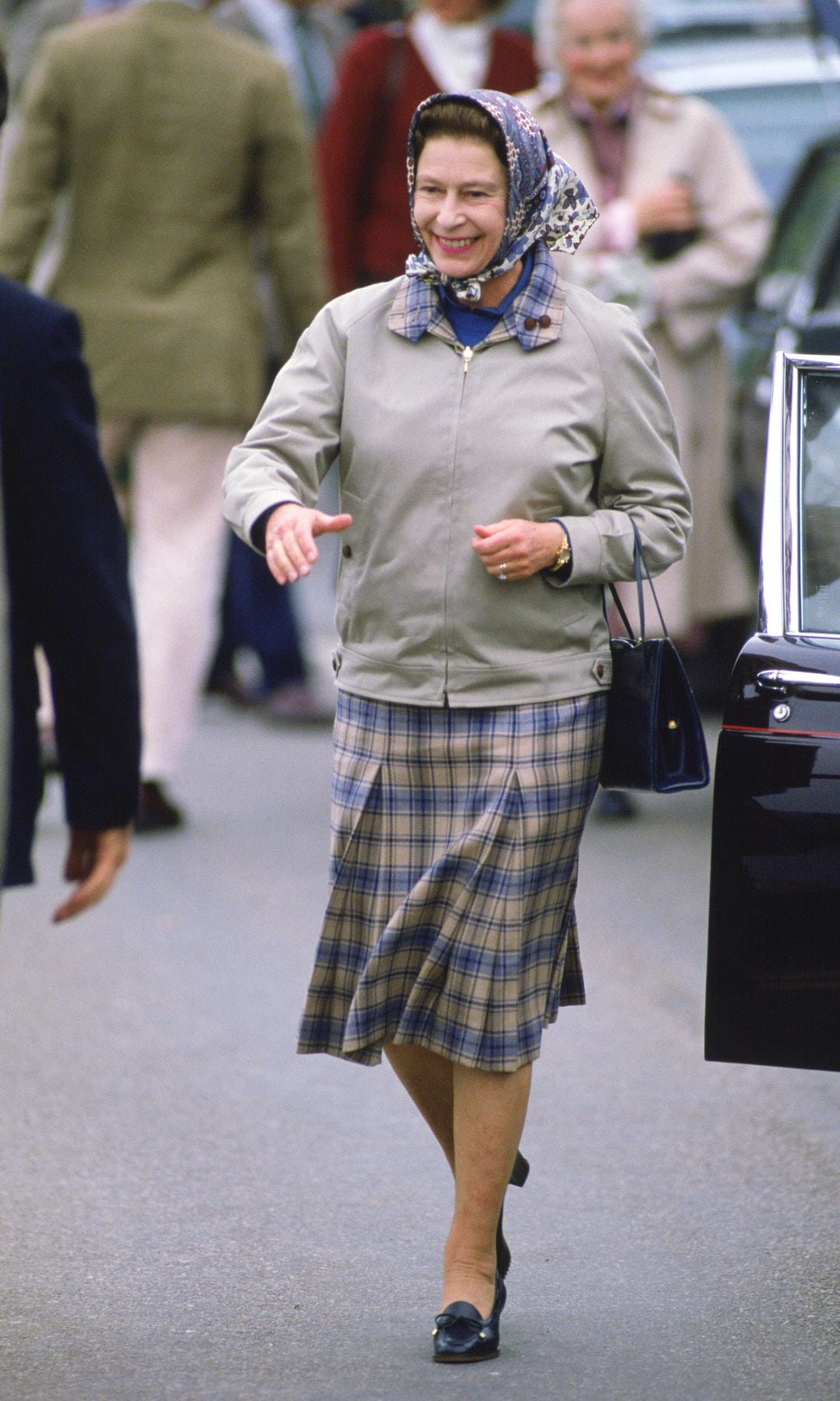 La reina Isabel II en Escocia