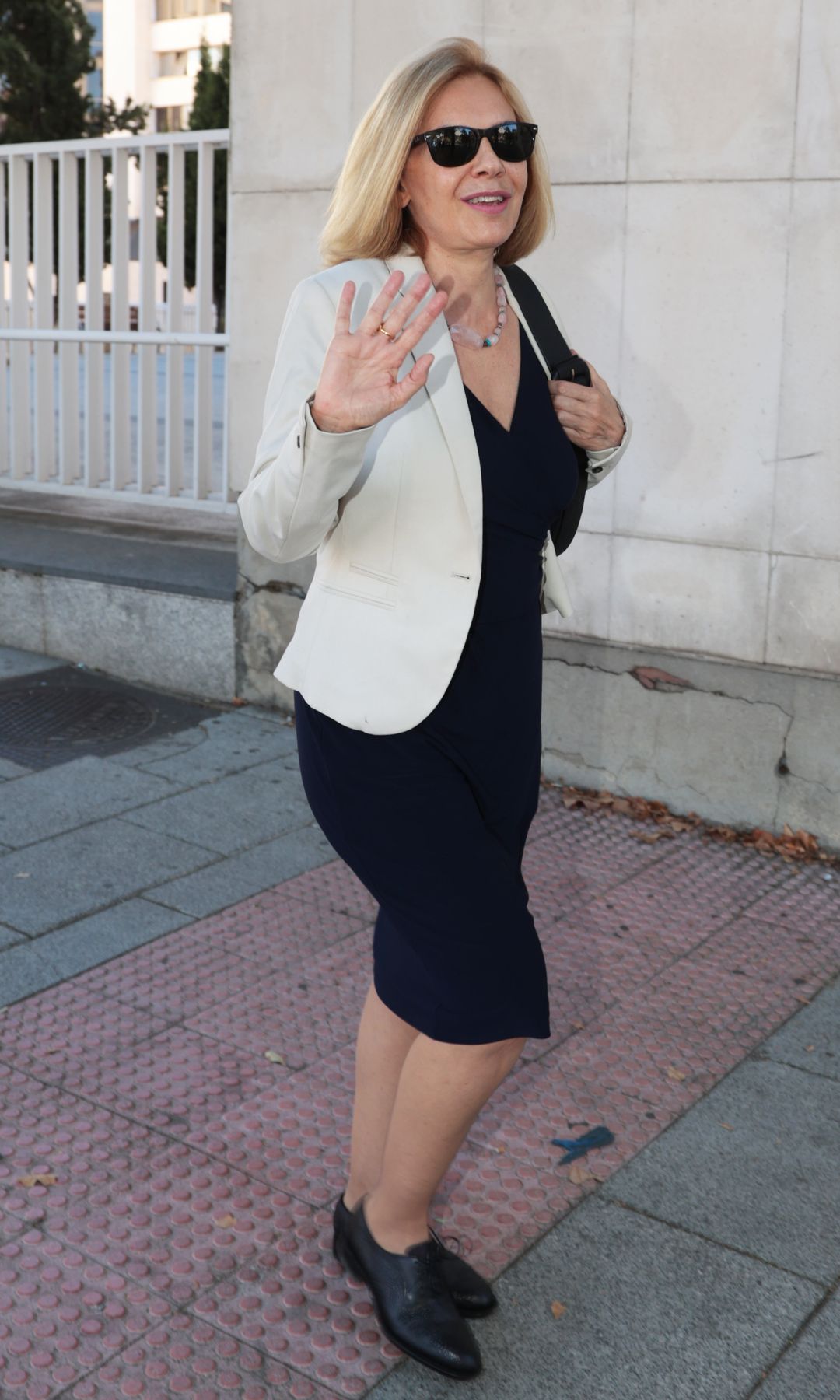 Mónica Medina sale de los juzgados de Plaza Castilla, a 23 de septiembre de 2026, en Madrid