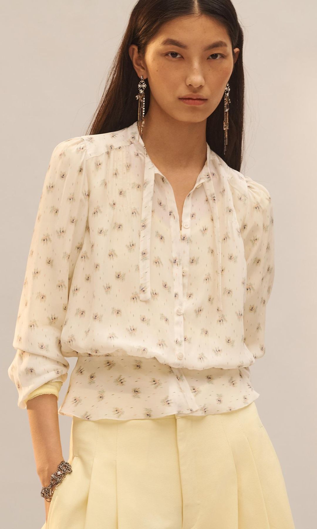 Camisa estampada flores de edición limitada de Zara