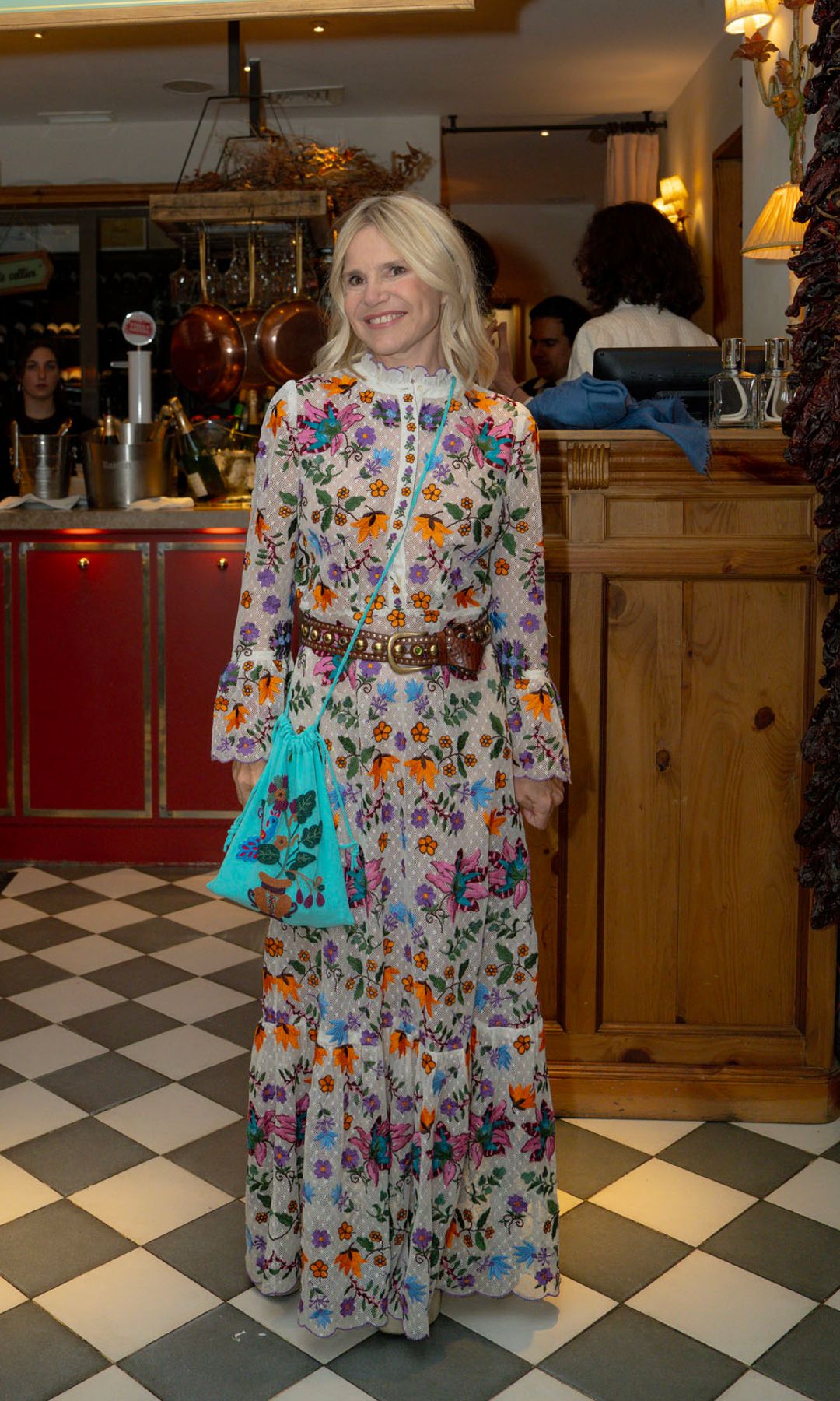 Eugenia Martínez de Irujo, con un conjunto boho de su colaboración con Antik Batik.