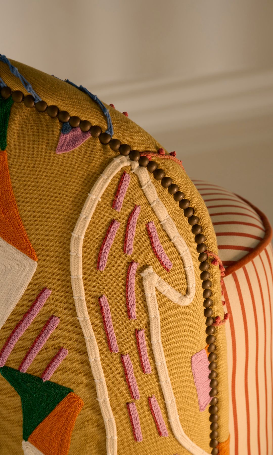Detalle de tapizado, por Noble Creaciones