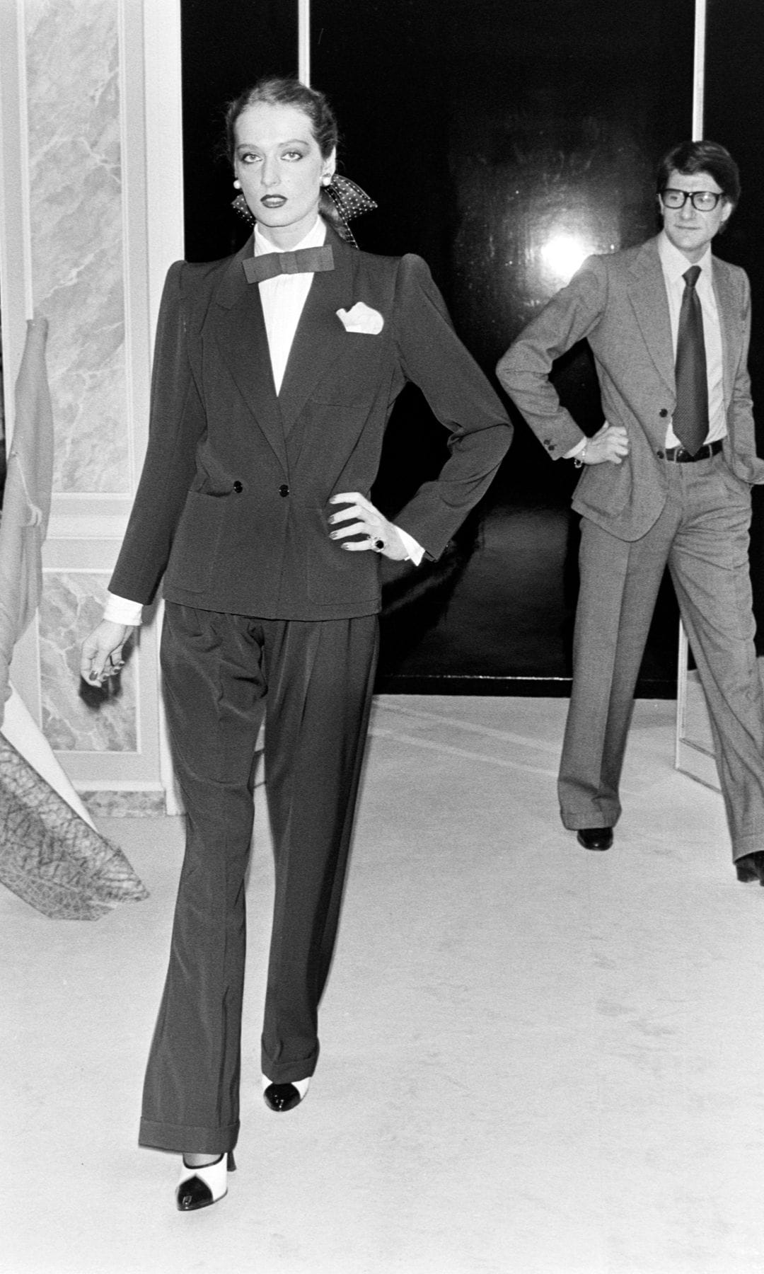 Saint Laurent es el responsable de la popularidad del powersuit femenino