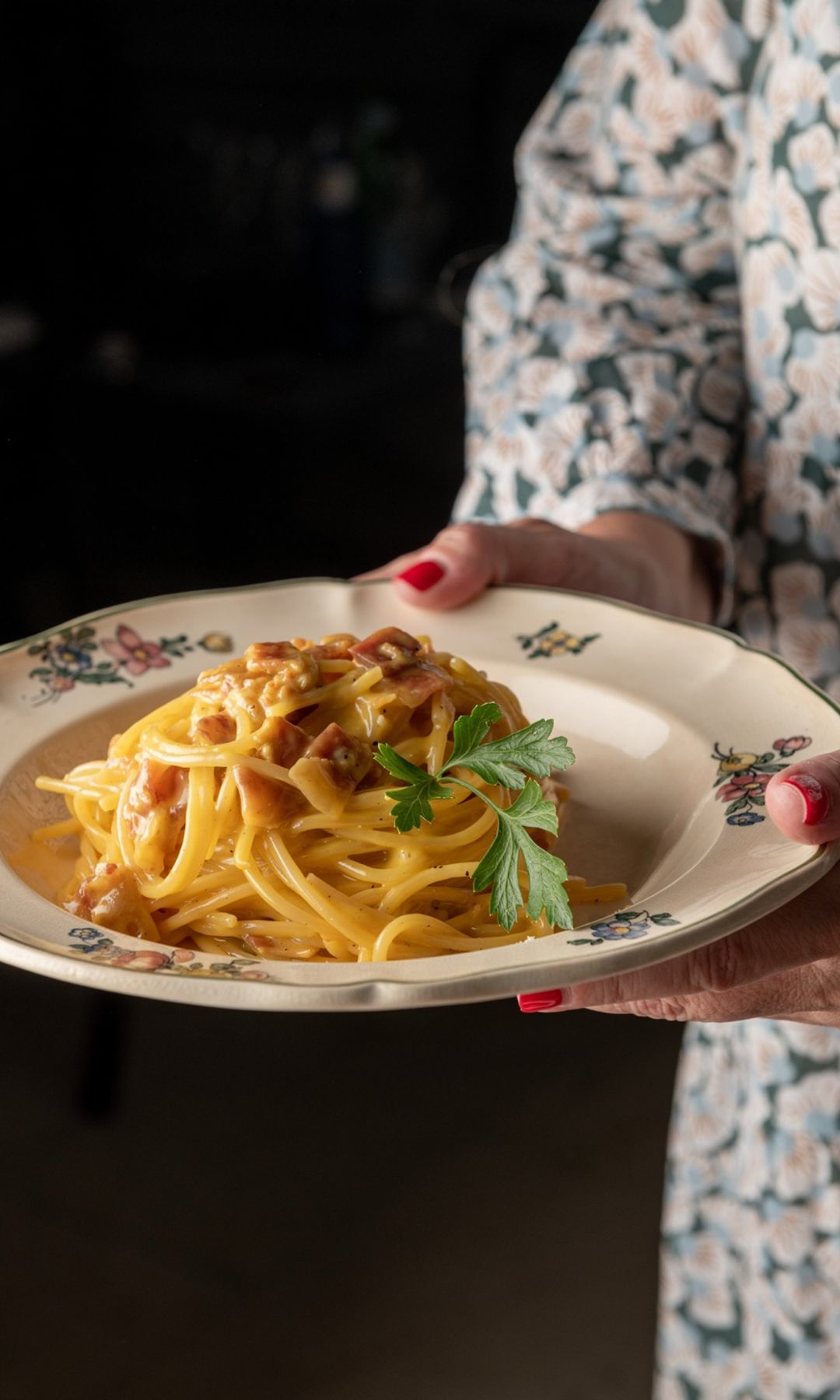 Pasta carbonara de Alduccio en Madrid