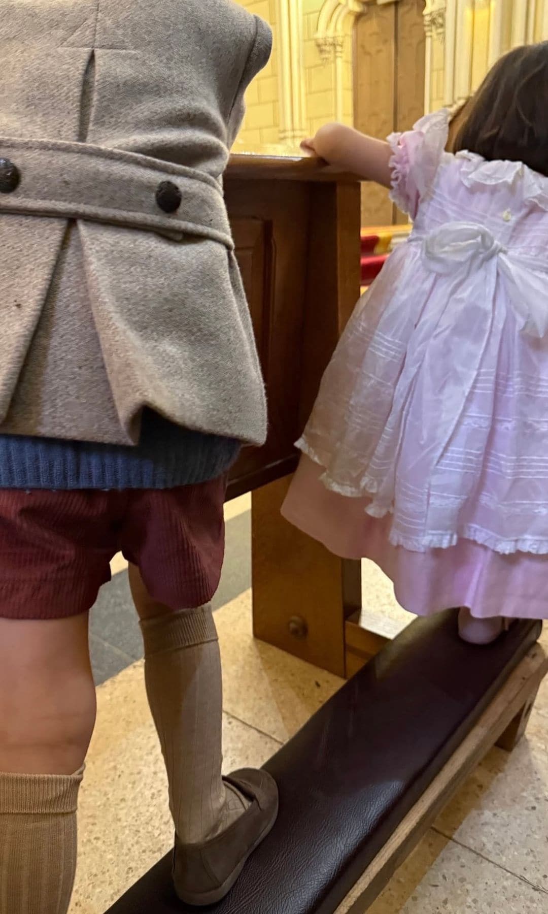 Inés de Cominges, en el bautizo de su sobrino en Madrid