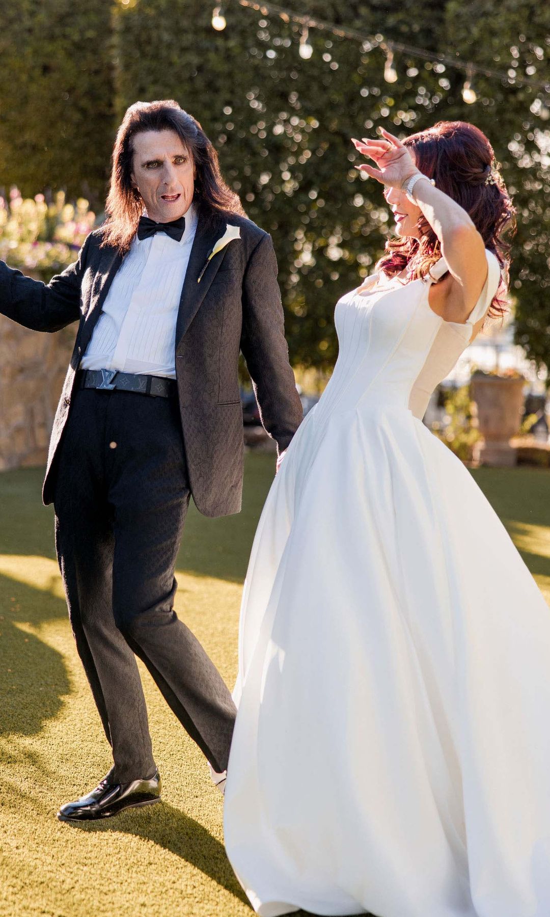 Alice Cooper y Sheryl, su mujer y la madre de sus tres hijos