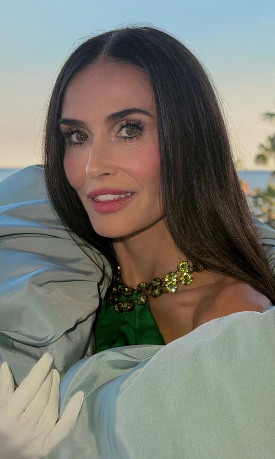 Maquillaje de labios de Demi Moore