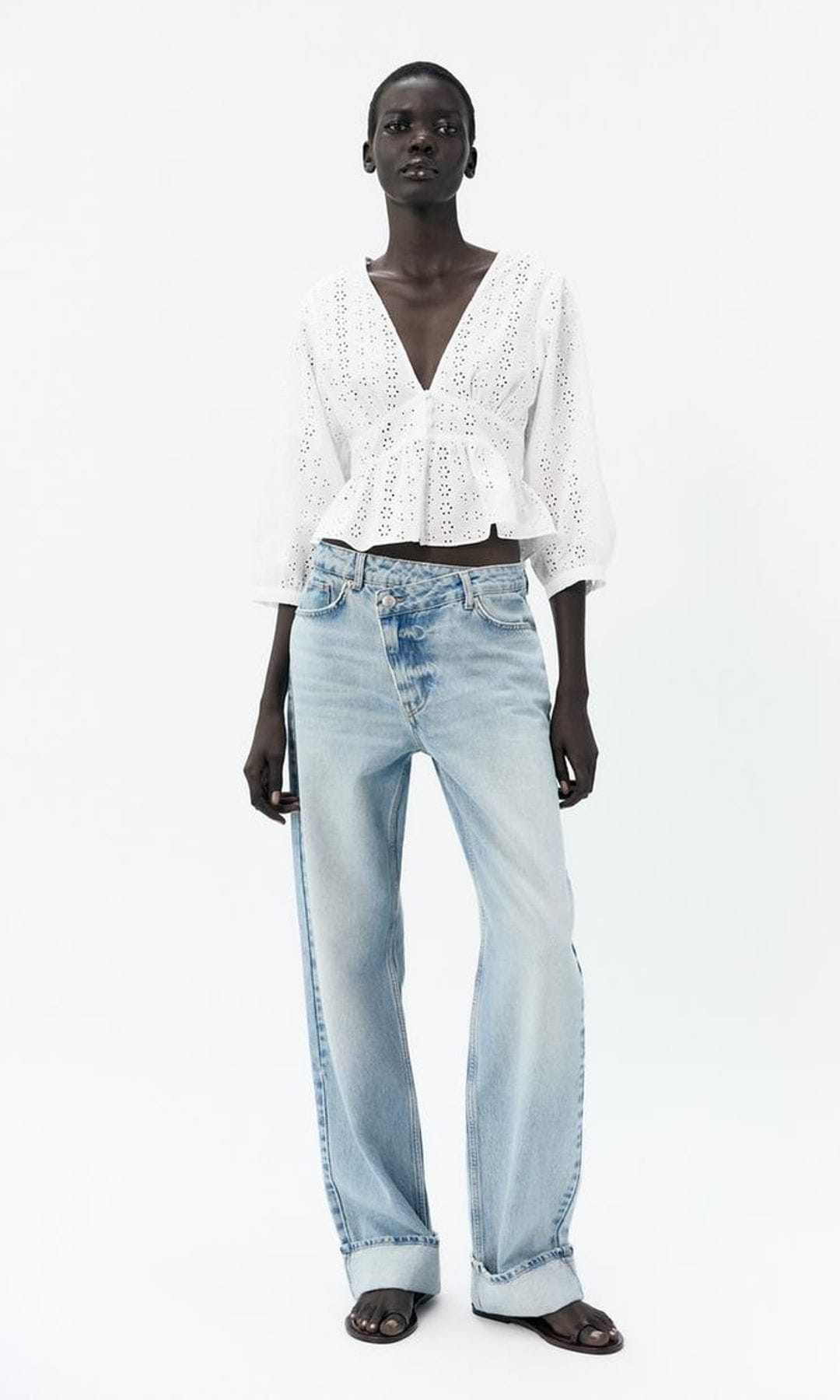 blusa blanca bordados