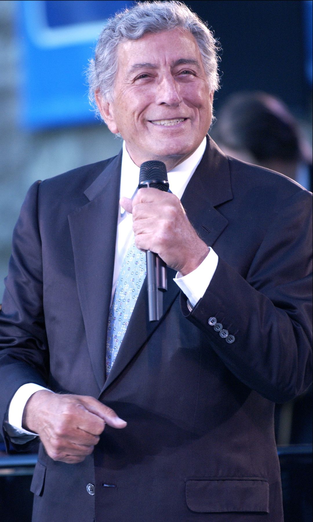 Tony Bennett durante un concierto