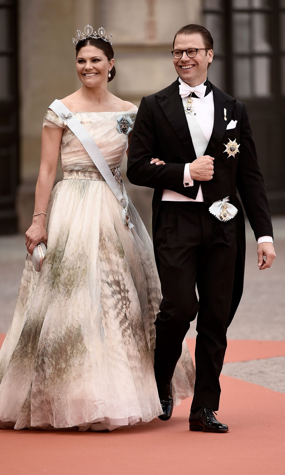 La princesa Victoria de Suecia con su esposo Daniel de Suecia