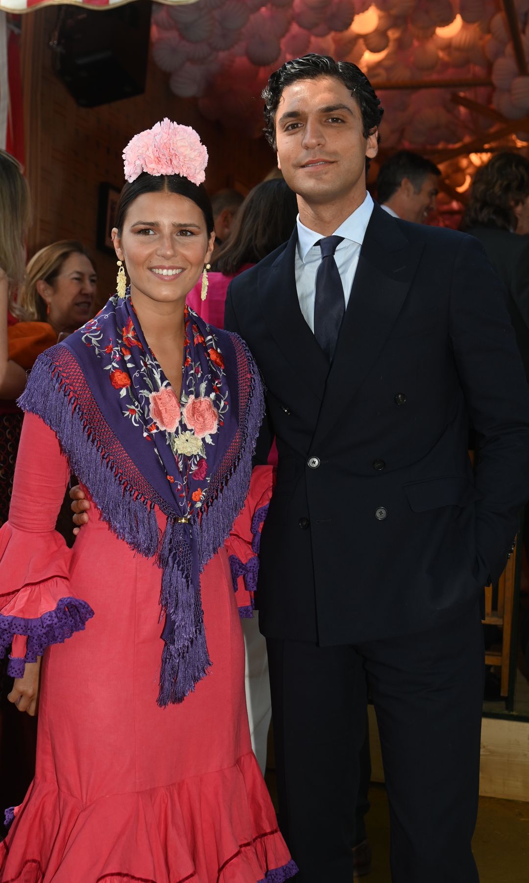 Tomás Páramo y Cayetana Rivera en la Feria de Abril