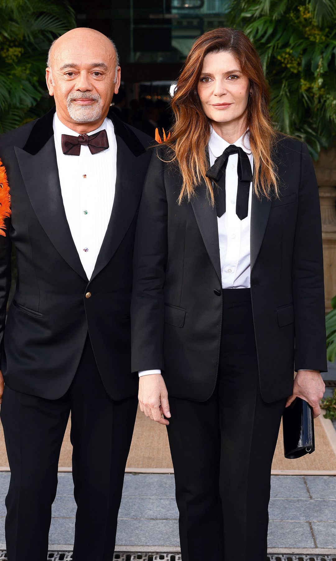 Chiara Mastroianni, hija de Catherine Deneuve y Marcello Mastroianni, con el diseñador Christian Louboutin