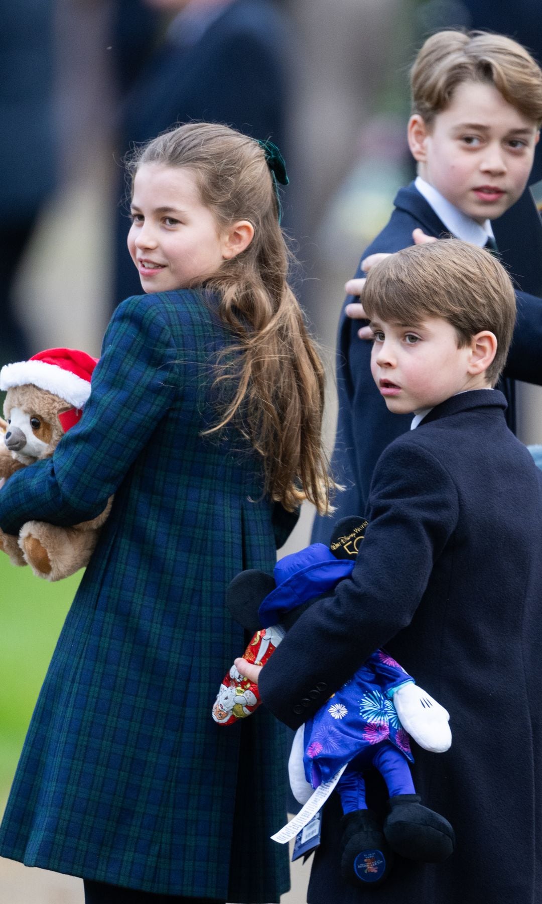 Charlotte, George  y Louis, hijos de Kate Middleton 