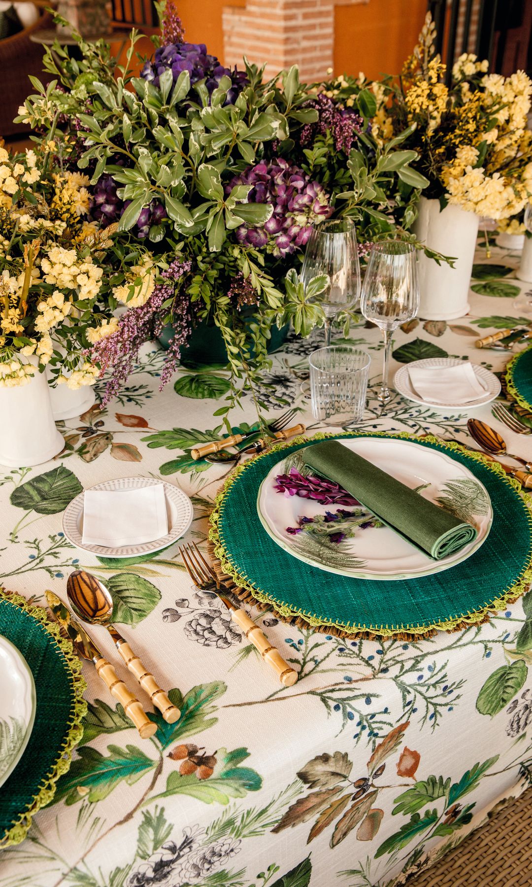 Detalles de la mesa de la cocina 