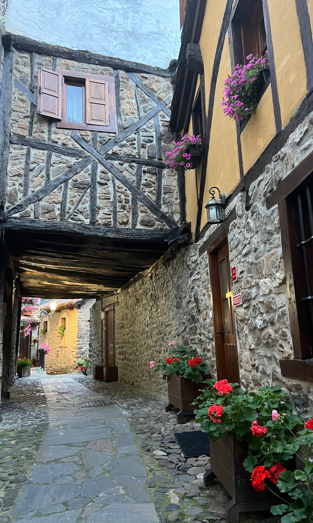 Casco antiguo de Potes, capital de la comarca de Liébana