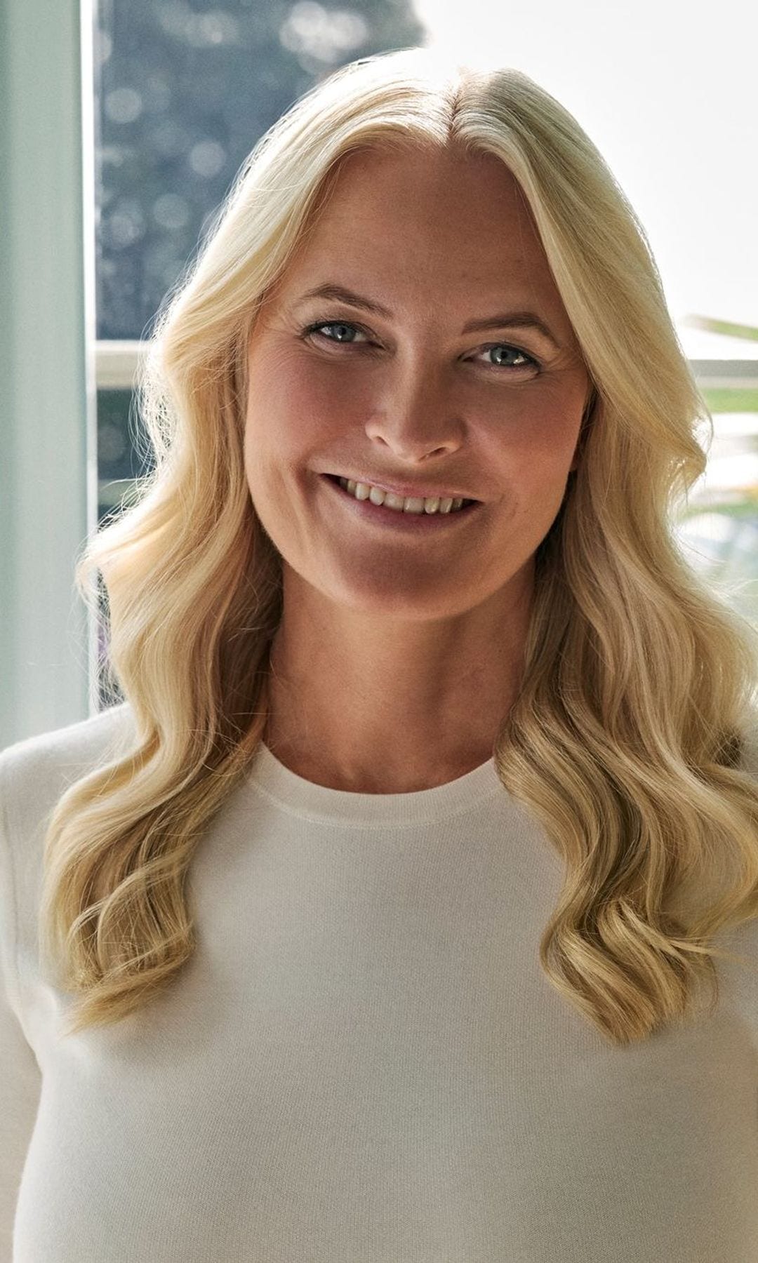 Retrato oficial que la Casa Real Noruega ha compartido con motivo del 51 cumpleaños de la princesa Mette-Marit