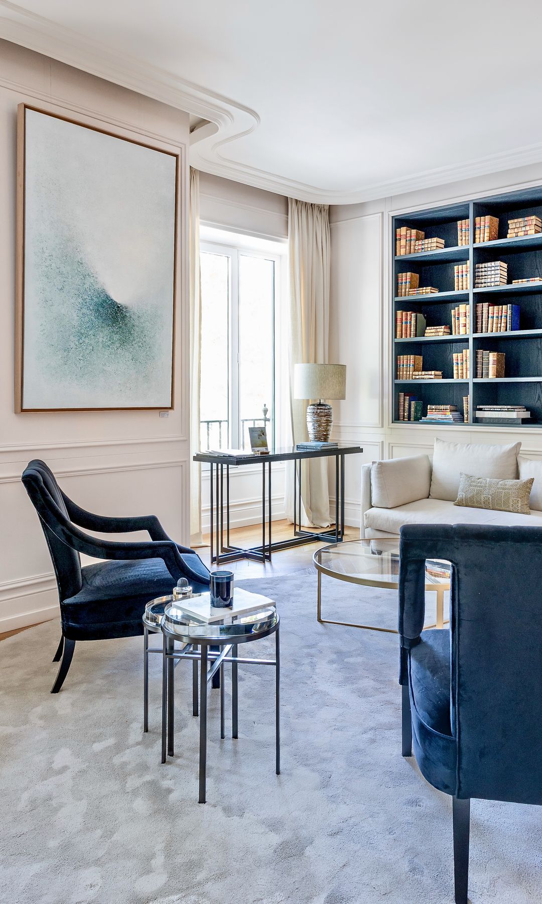 Librería con libros