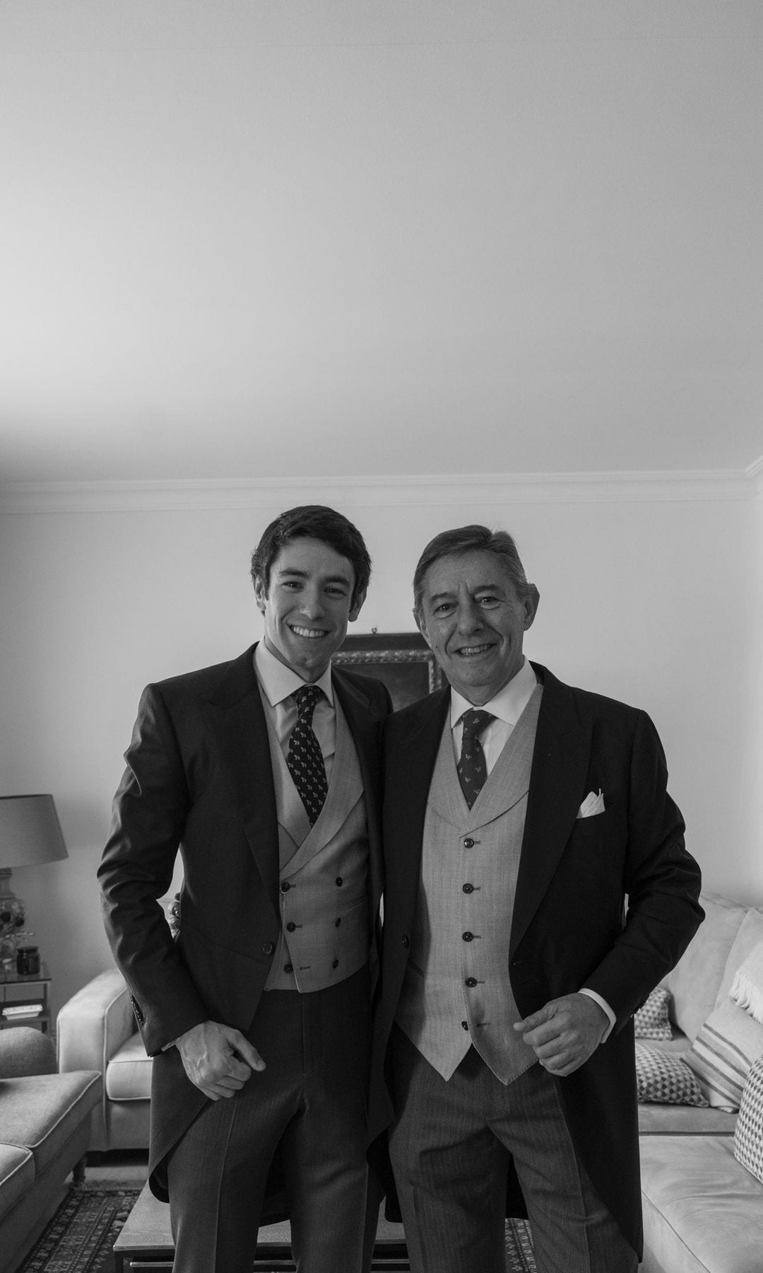Novio con su padre