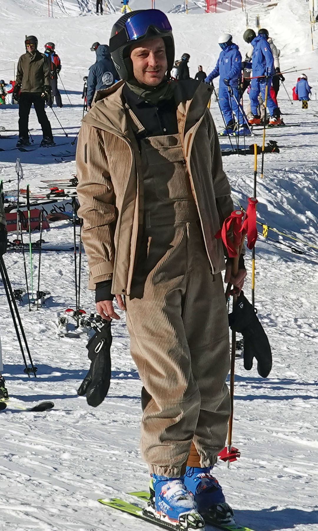 Pierre Casiraghi en la nieve