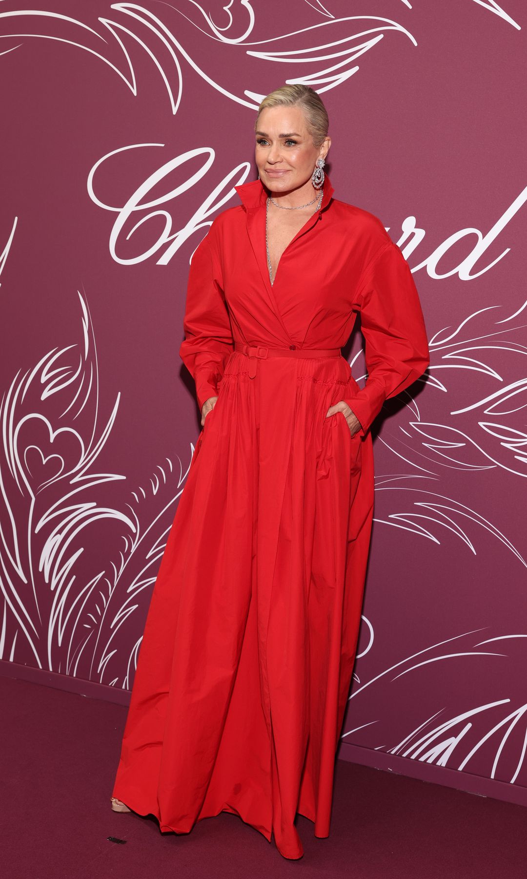Yolanda Hadid en el evento de Chopard.